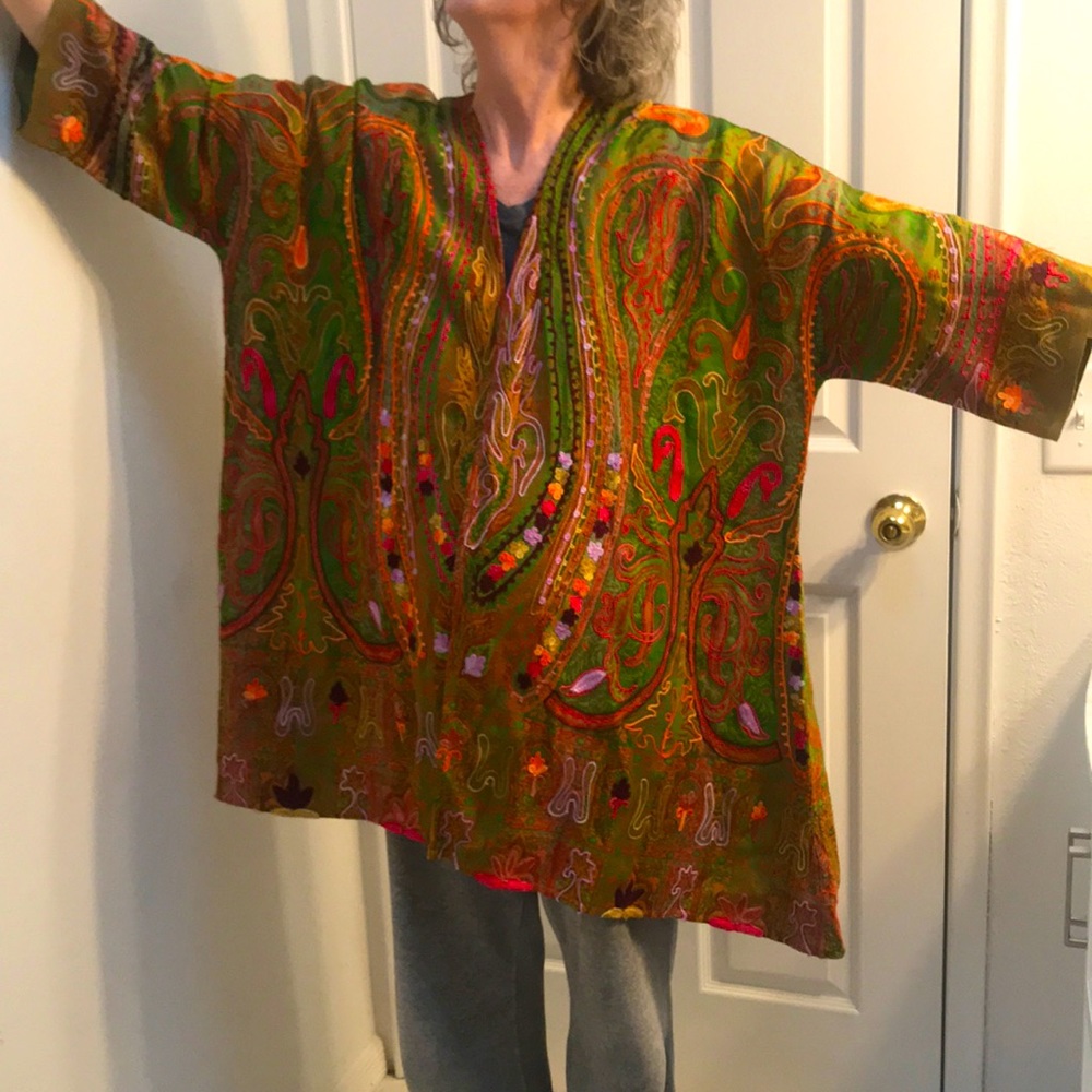Never-worn Embroidered Shawl